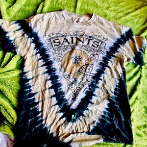 Vintage New Orlean Saints Tie Dye Tee